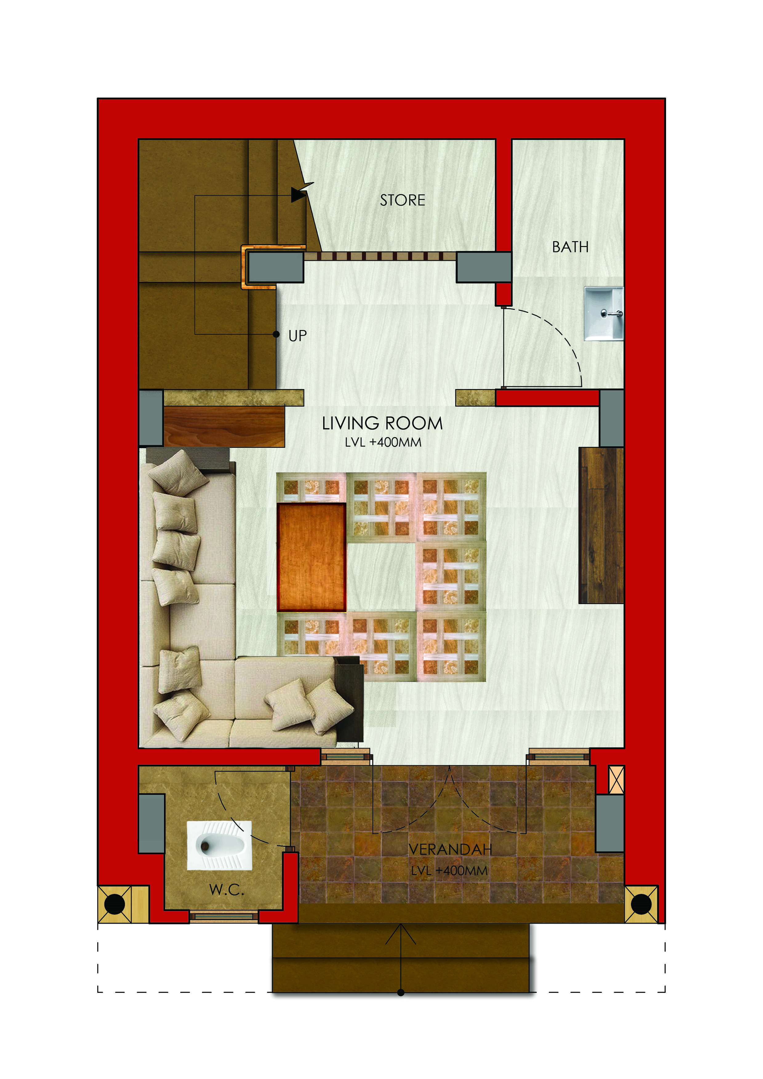 The Red Small House